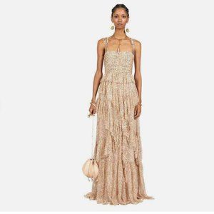 Ulla Johnson Aveline Silk Tiered Gown